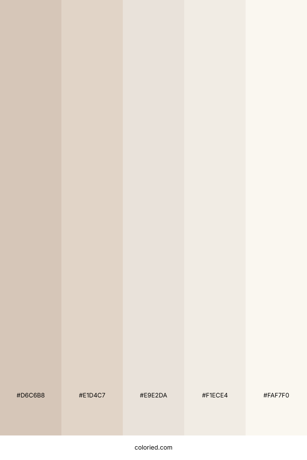 Beige Neutrals Color Palette