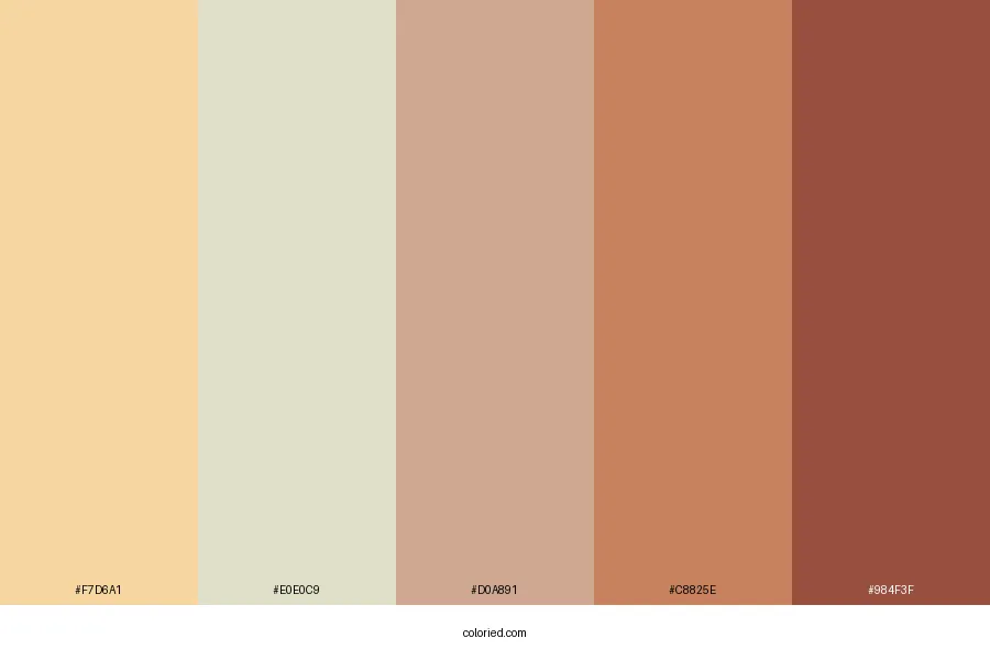 Beige Orange Color Palette