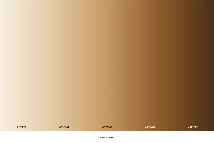 Beige to Brown Gradient