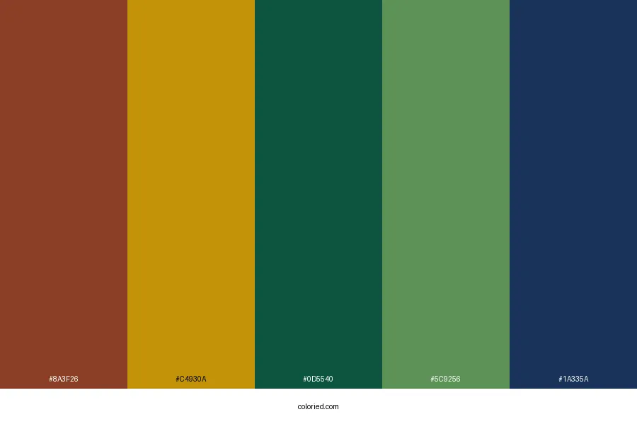 Bergamot Color Palette