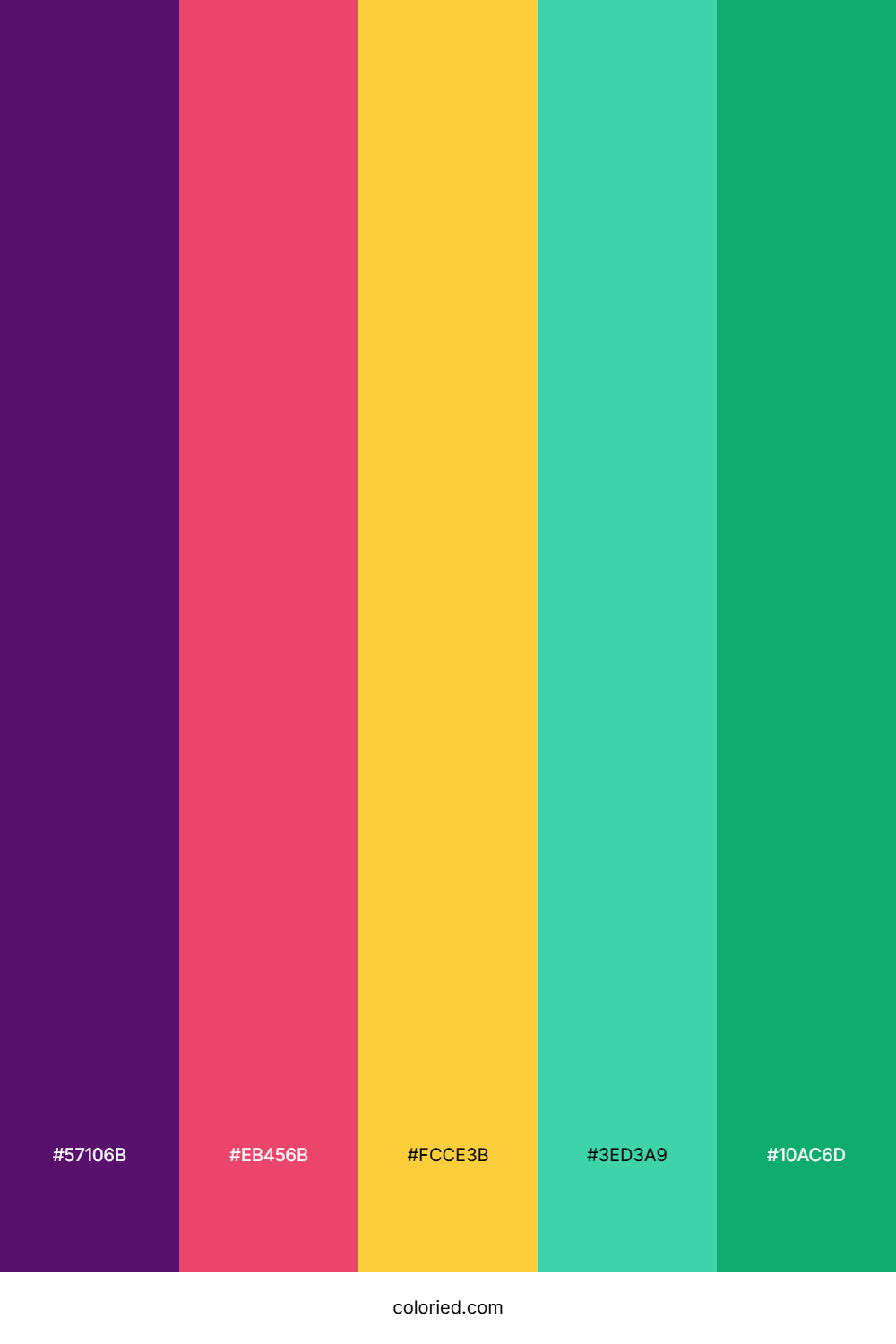 Berry Galaxy Forest Color Palette