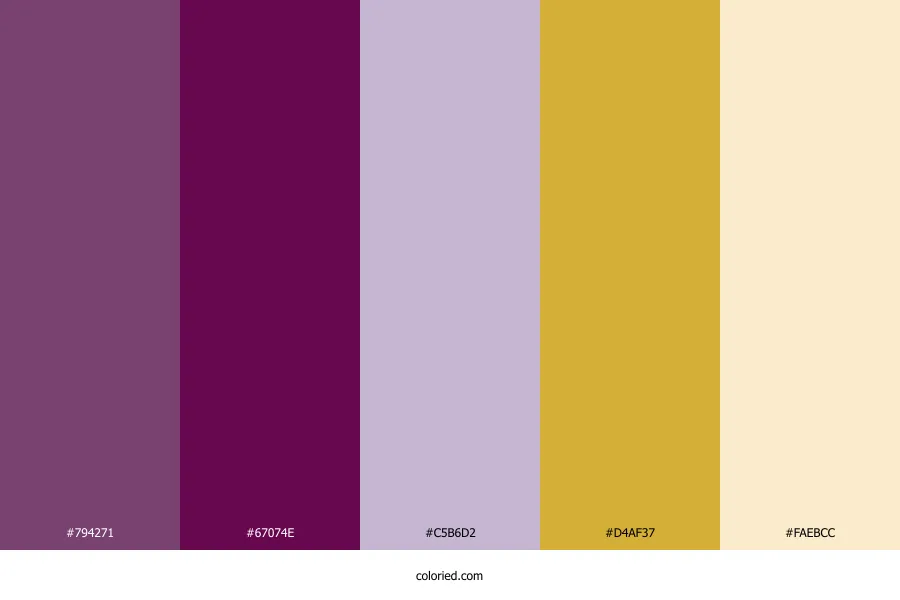 Berry Wedding Color Palette