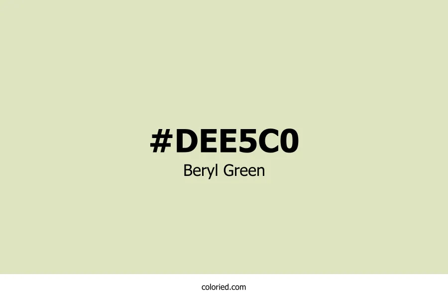 Beryl Green Color