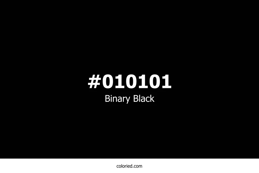 Binary Black Color