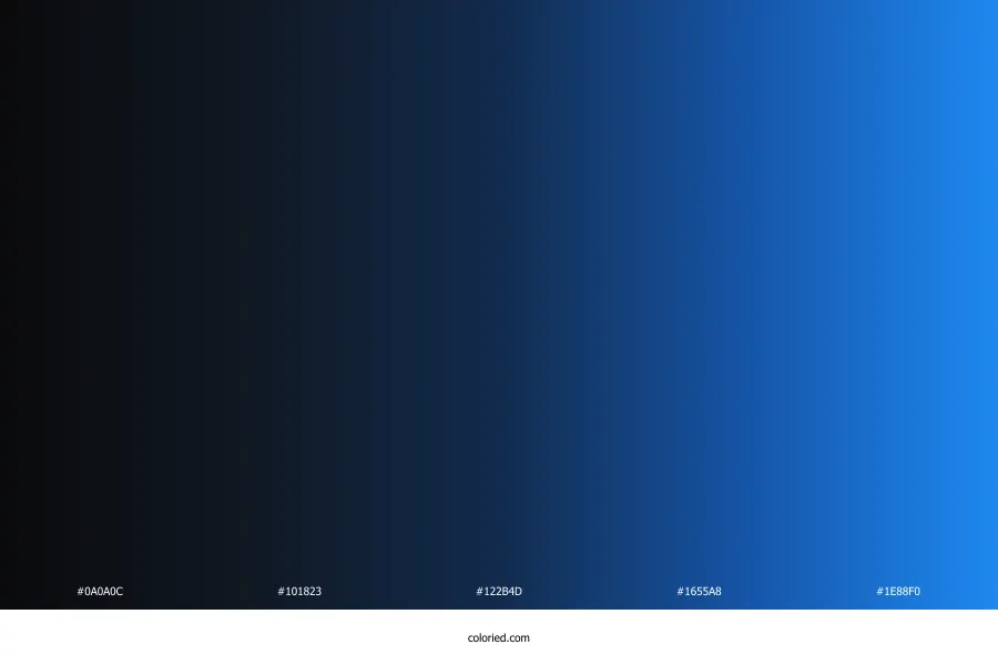 Black and Blue Gradient
