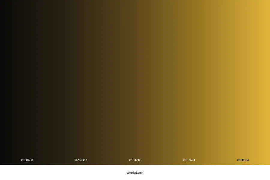 Black and Gold Gradient