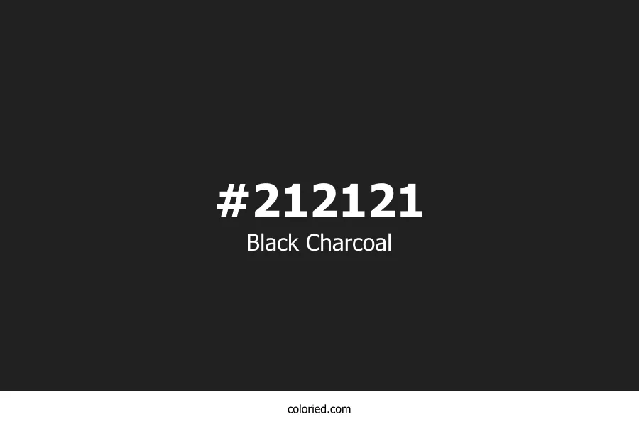Black Charcoal Color