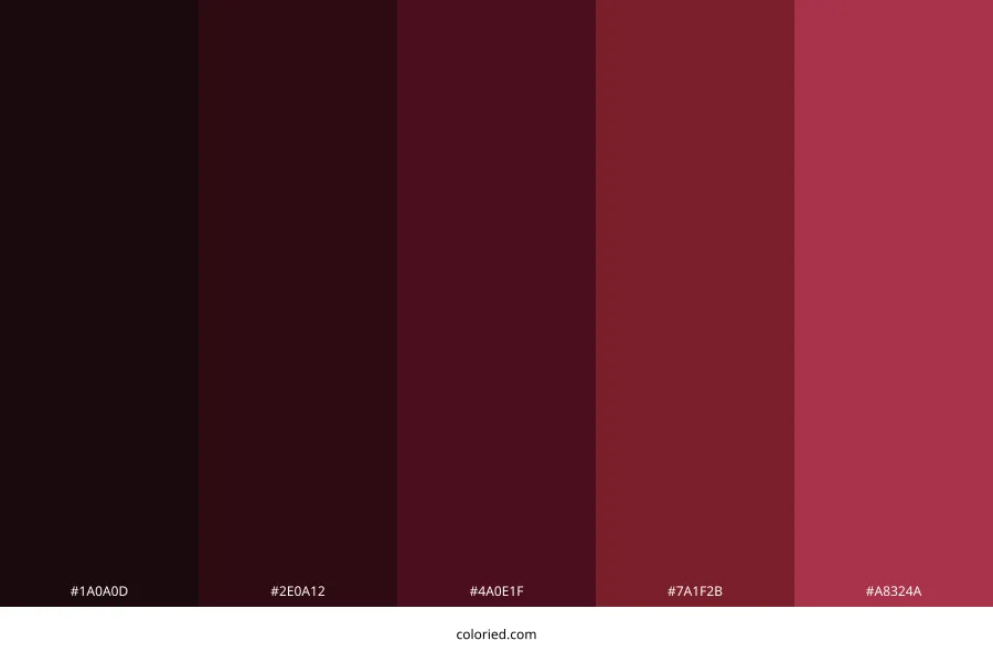 Black Cherry Color Palette