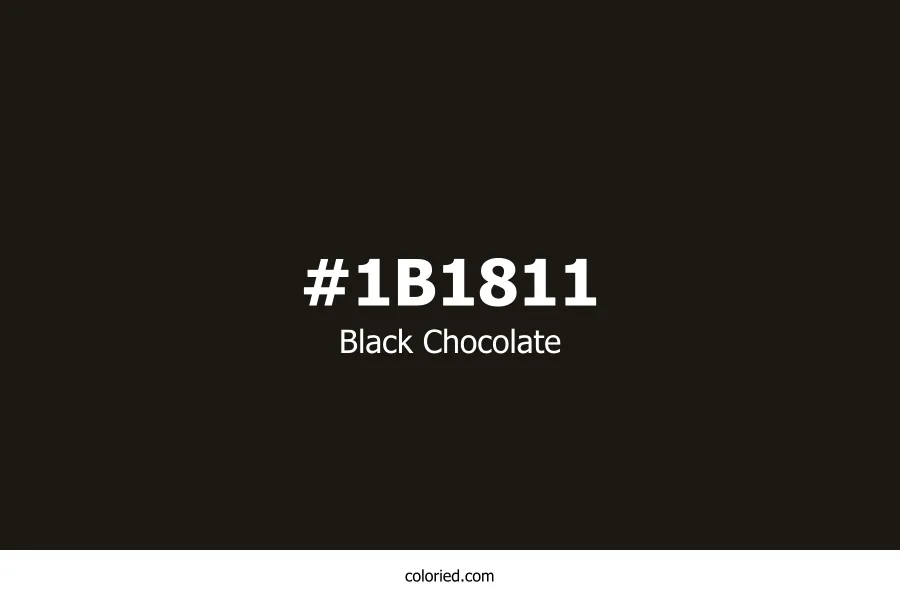 Black Chocolate Color
