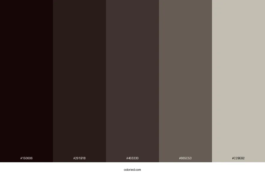 Black Coffee Color Palette