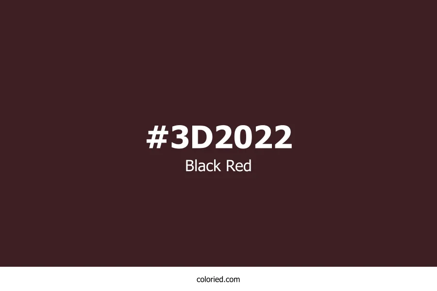 Black Red Color