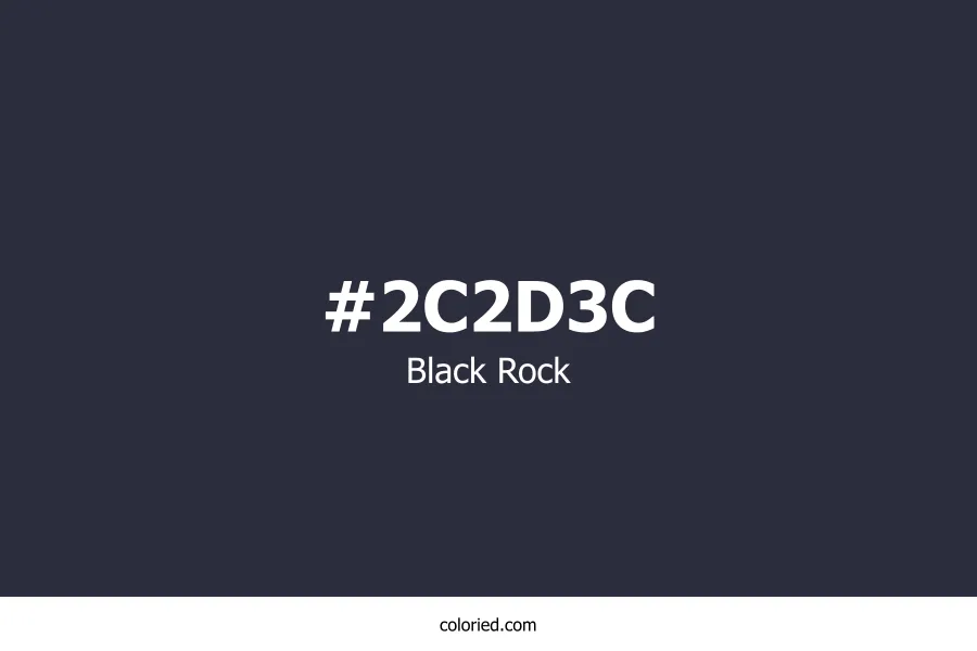 Black Rock Color Hex Code