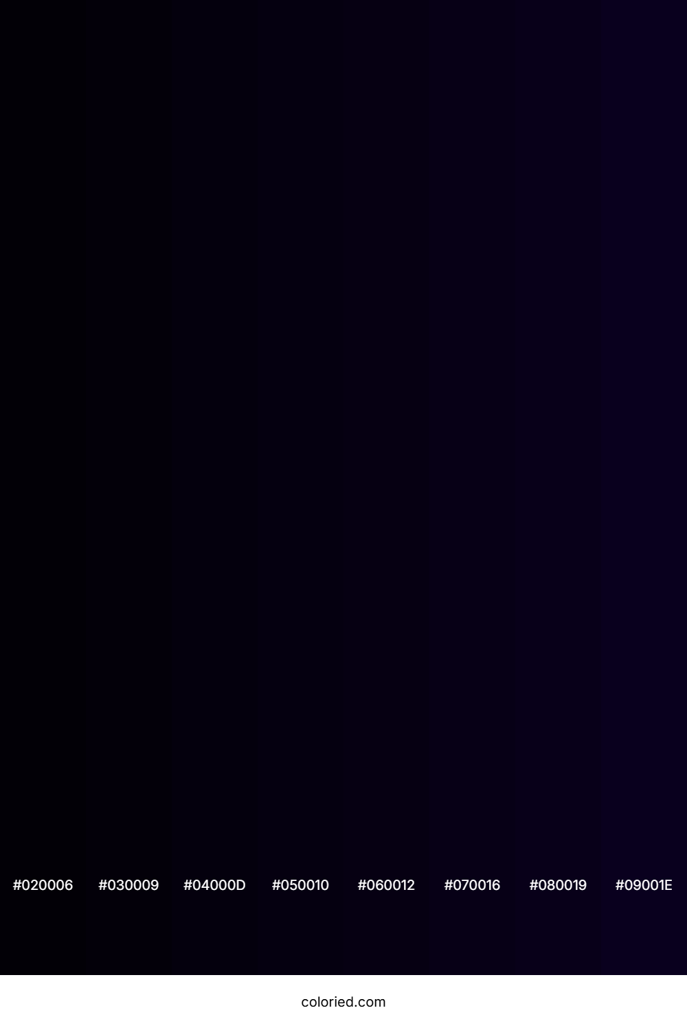 Black Russian Color Shades