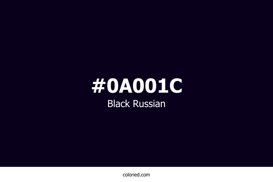 Black Russian Color