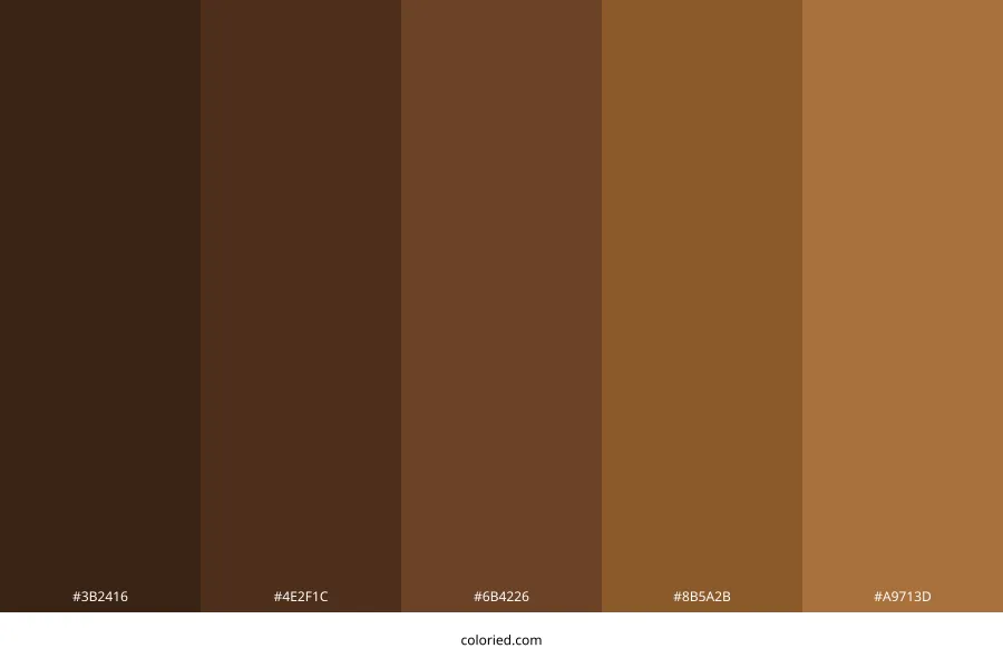 Black Skin Color Palette