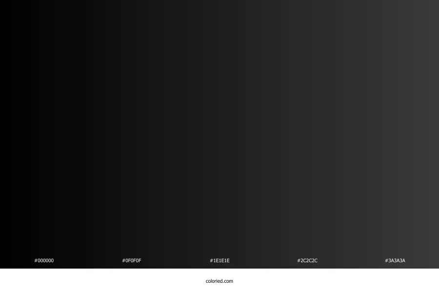 Black to Dark Grey Gradient