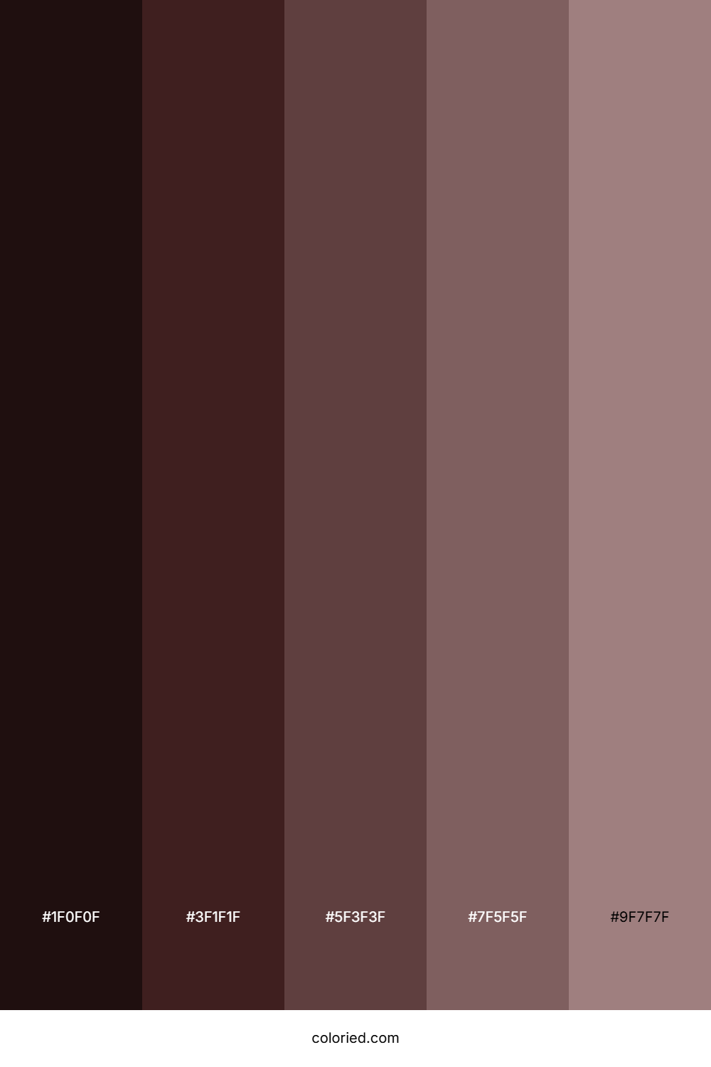 Black to Red Color Palette
