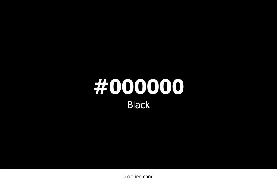 Black Color Hex Code
