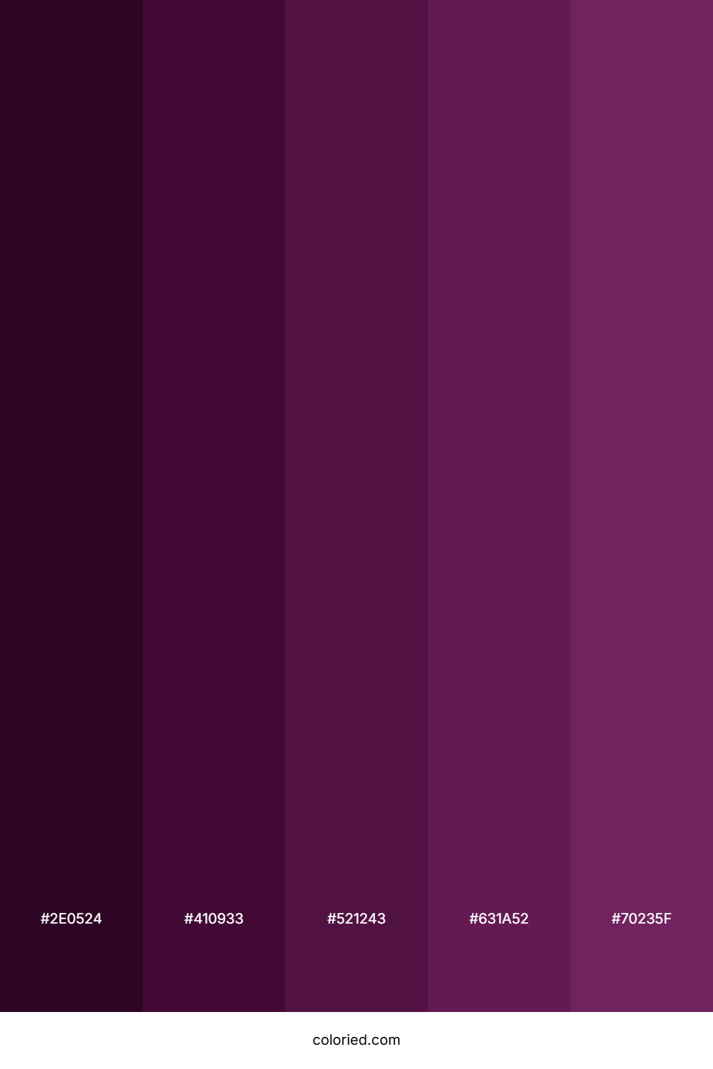 Blackberry and Plum Color Palette