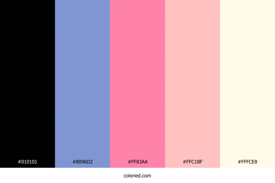 Blackberry Sky Fade Color Palette