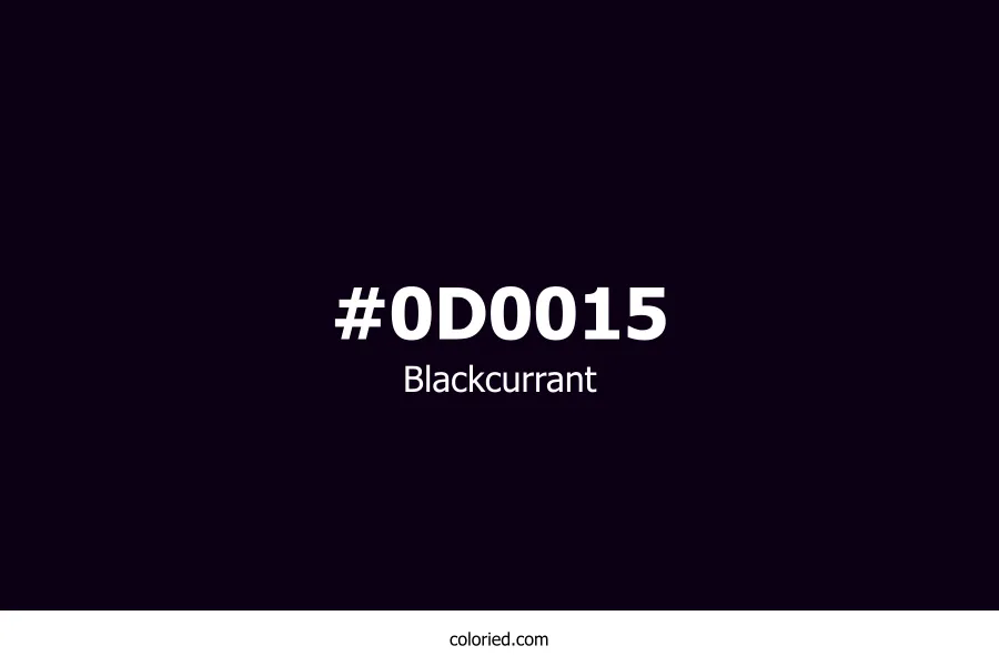 Blackcurrant Color Hex Code