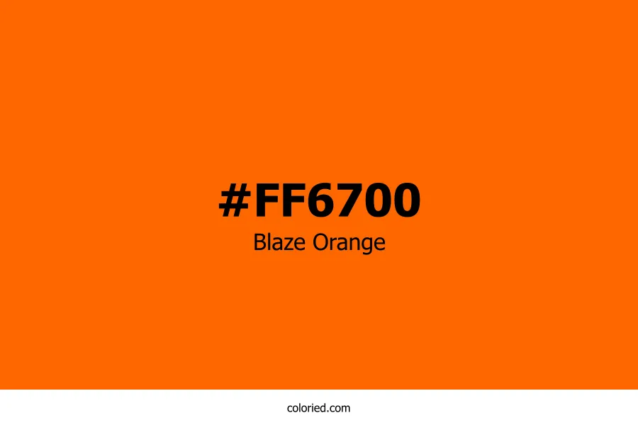 Blaze Orange Color