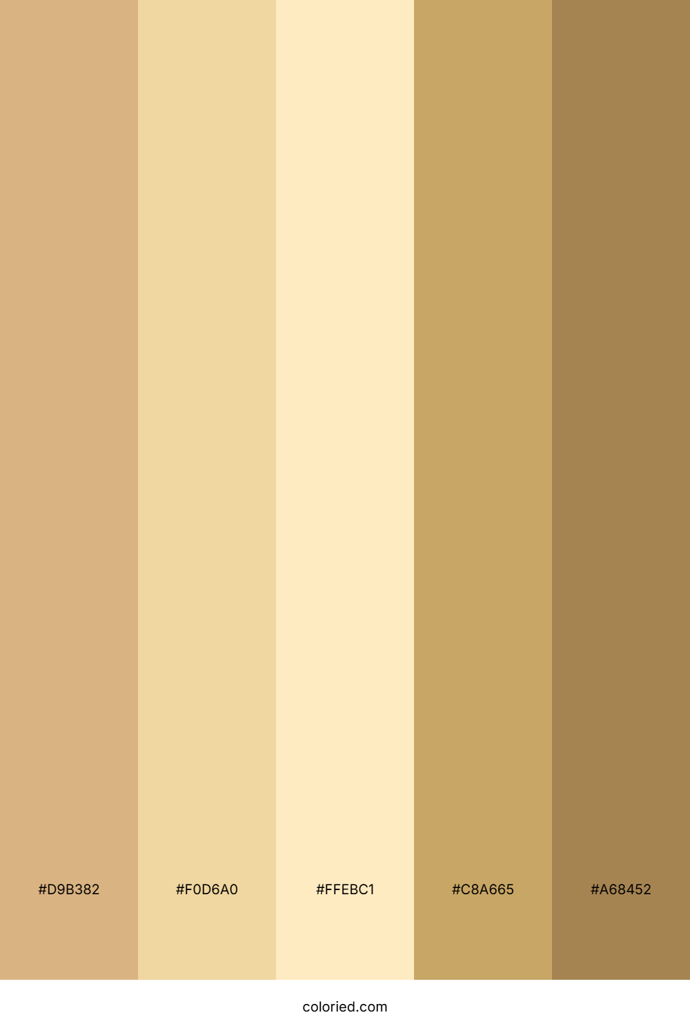 Blond Hair Color Palette