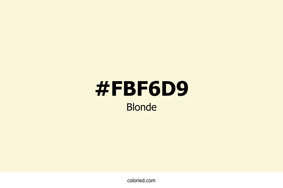Blonde Color