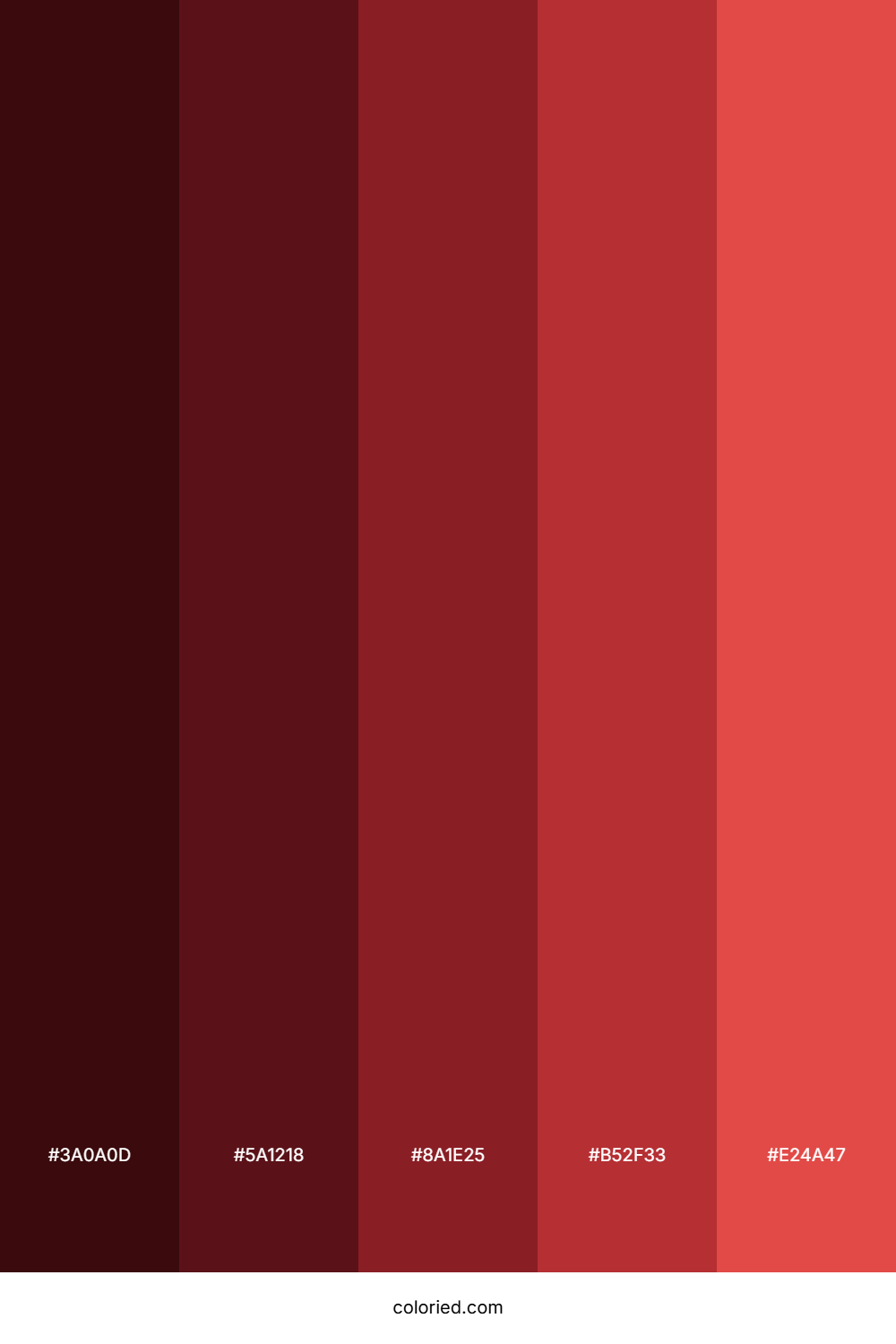 Blood Color Palette