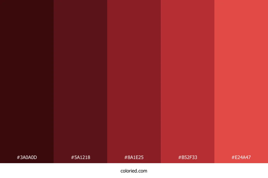 Blood Color Palette