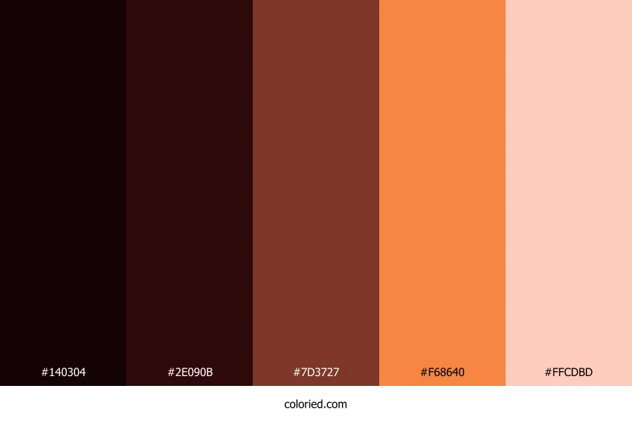 Blood Moon Rising Color Palette
