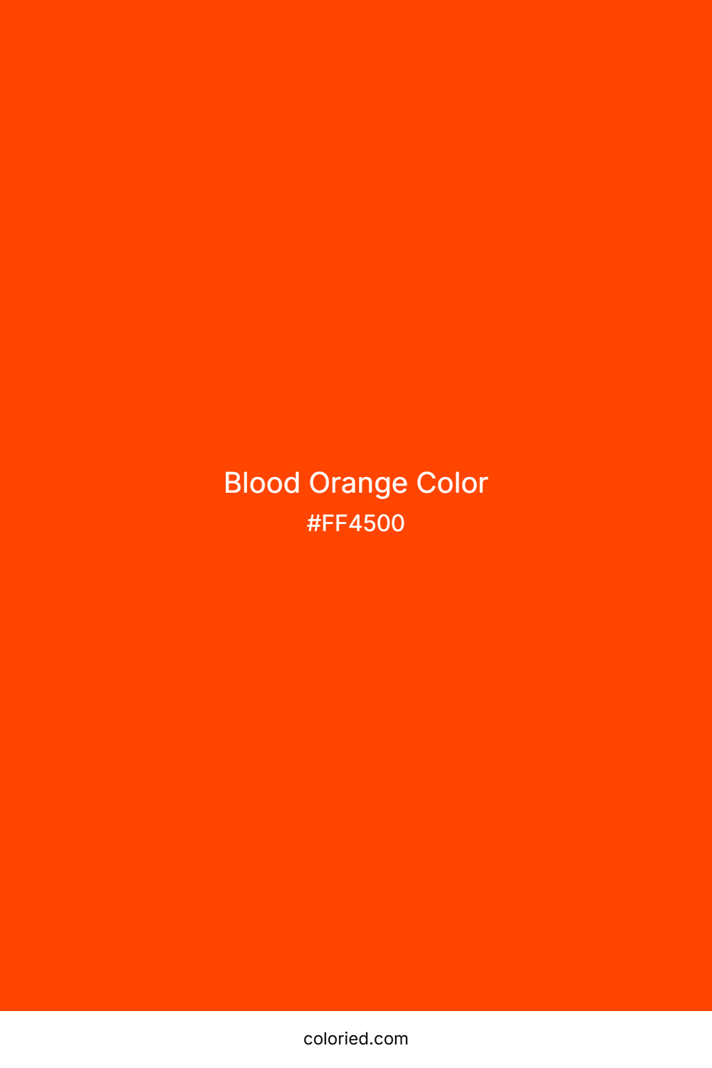 Blood Orange Color