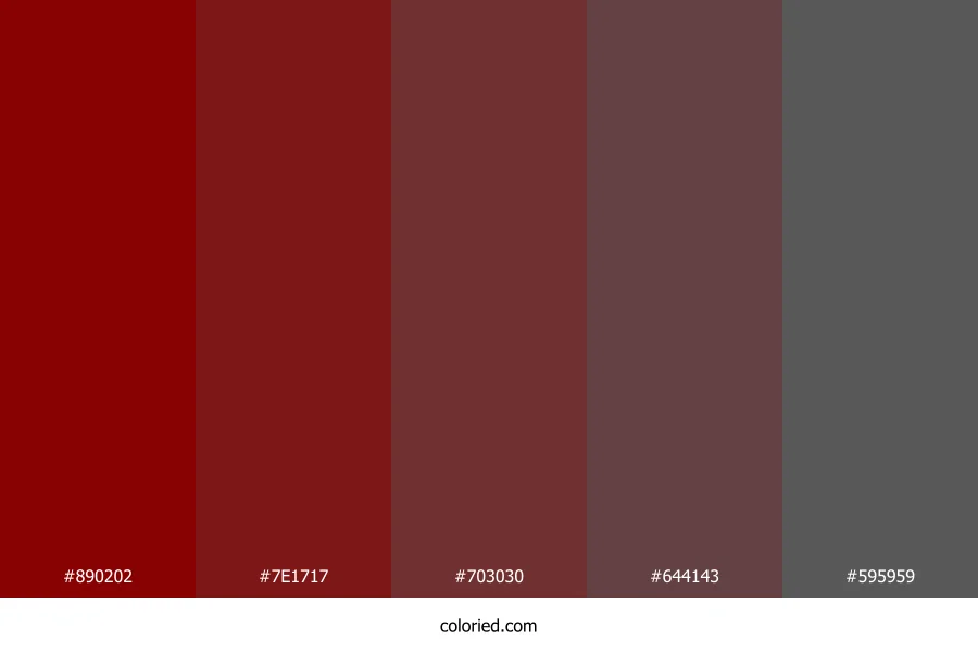 Bloodstone Path Color Palette