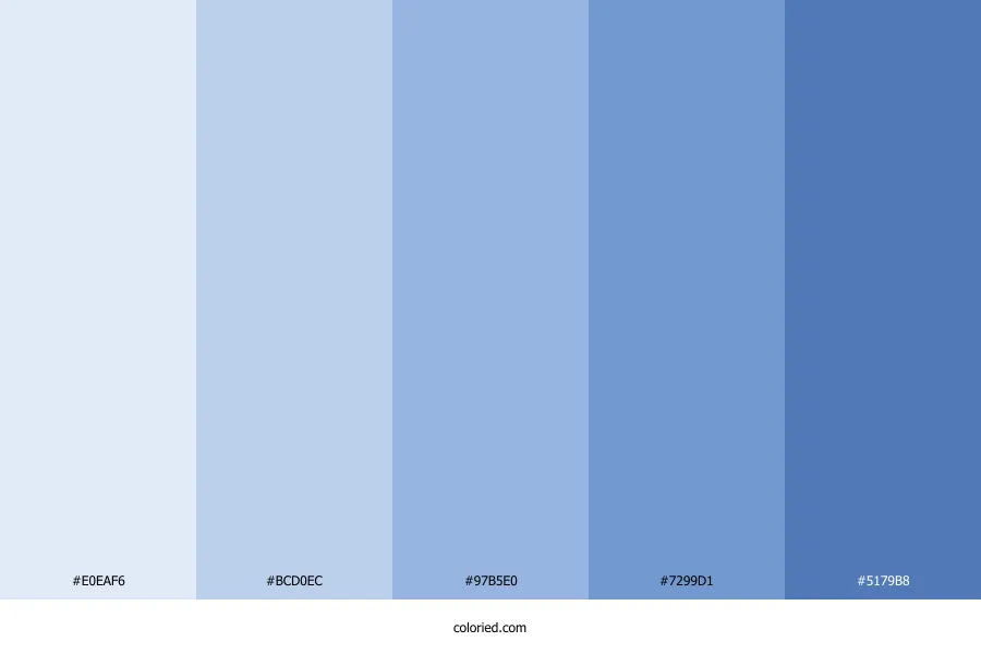 Blue Aesthetic Color Palette