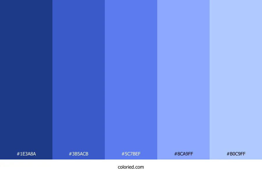 Blue Aesthetics Color Palette