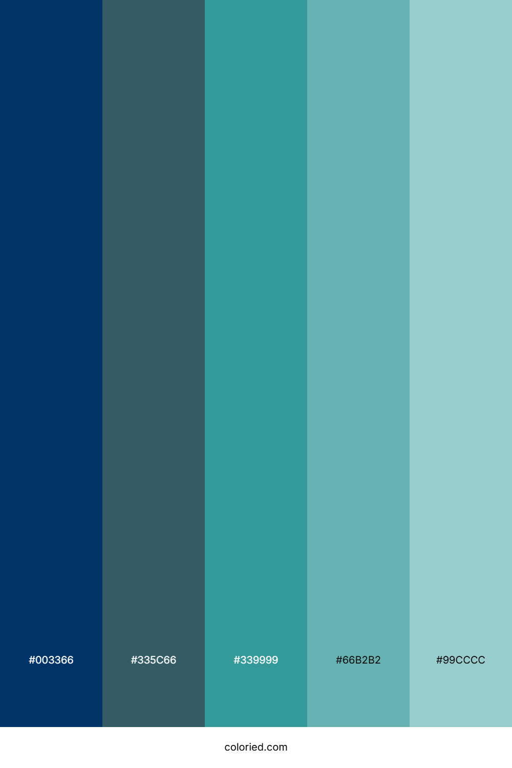 Blue and Seagreen Color Palette