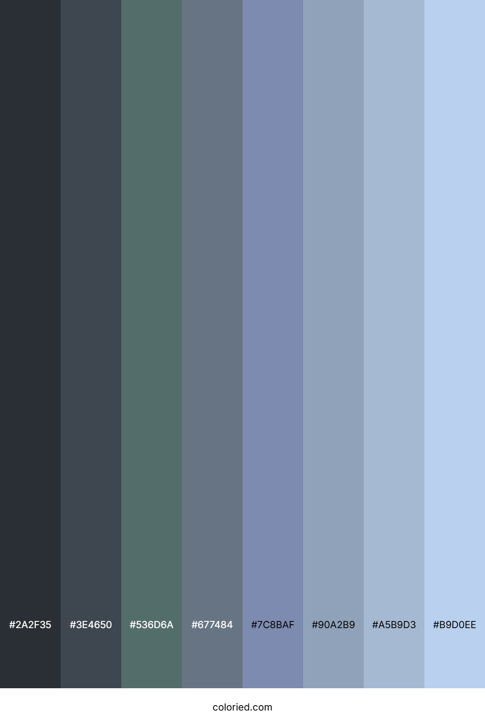 Blue Angel Color Shades