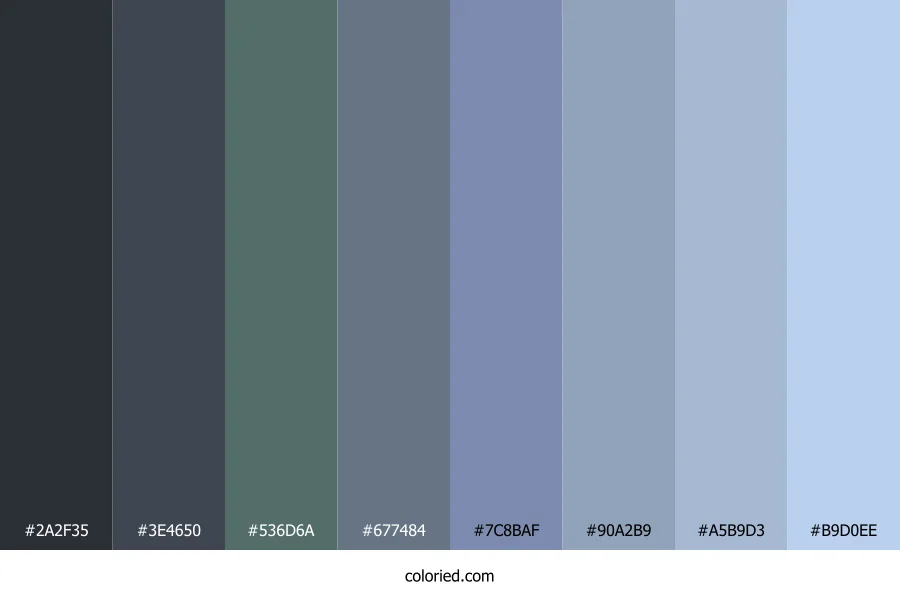 Blue Angel Color Shades