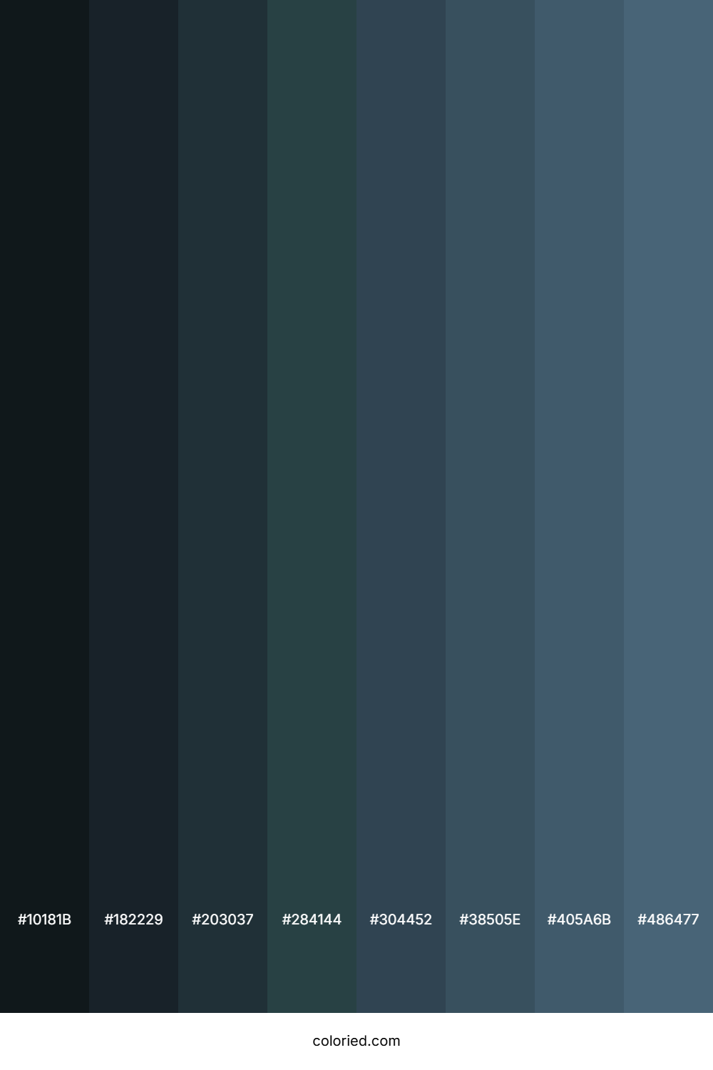 Blue Bayoux Color Shades