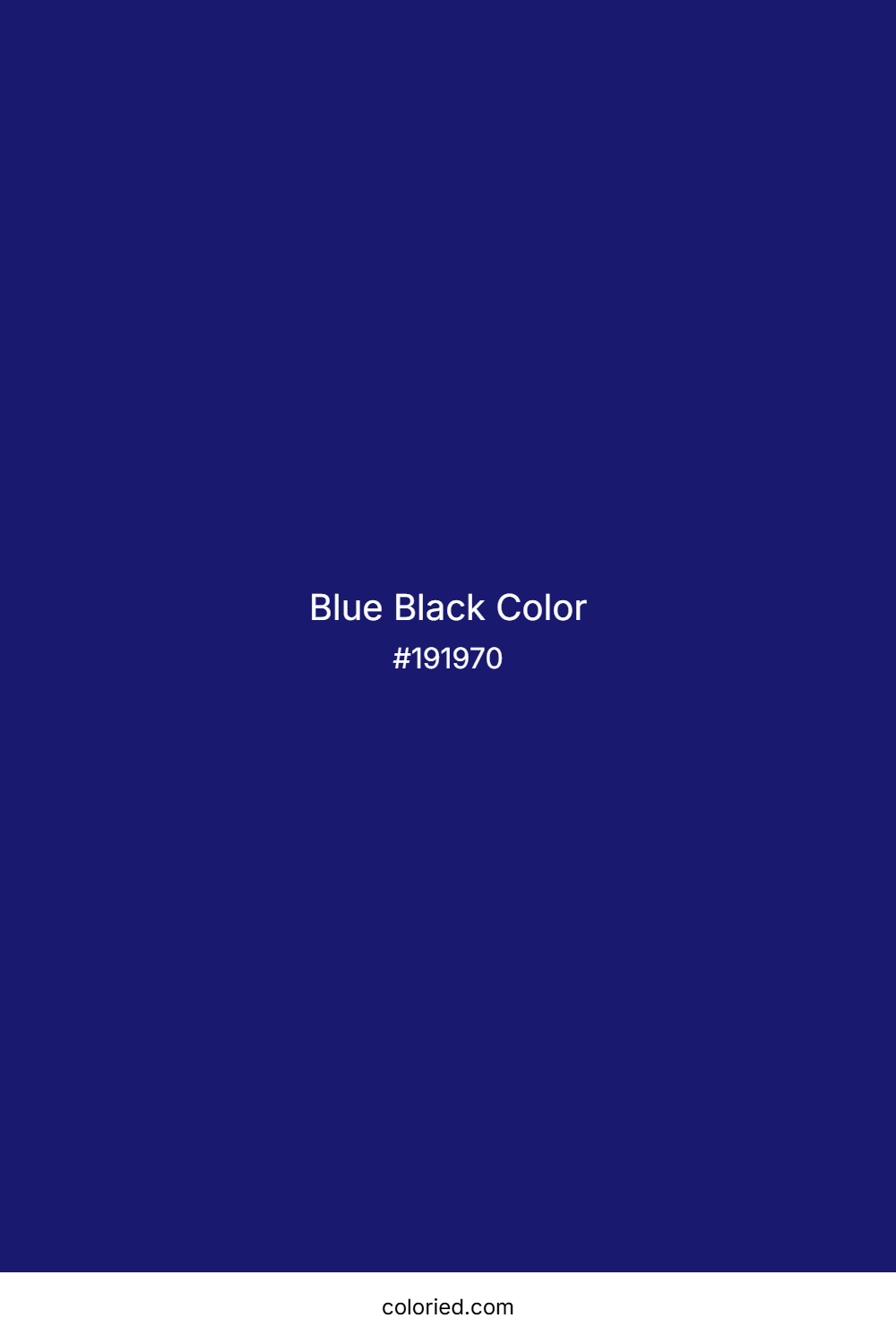 Blue Black Color