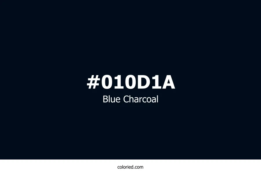 Blue Charcoal Color