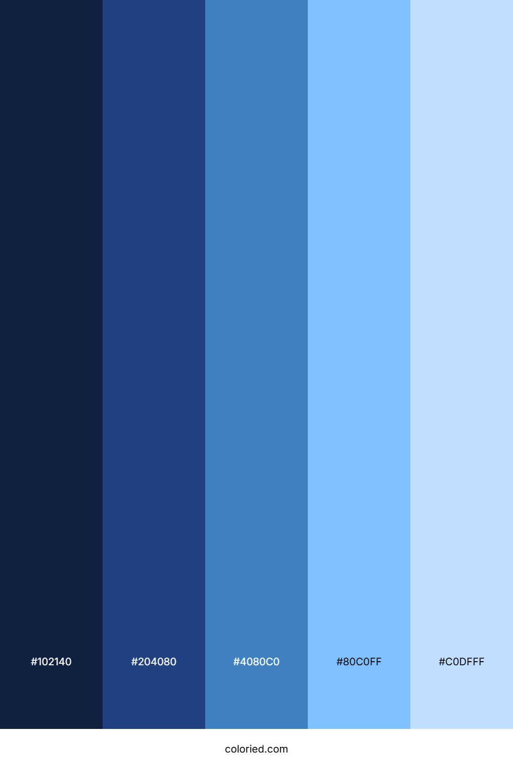 Blue Contrast Color Palette