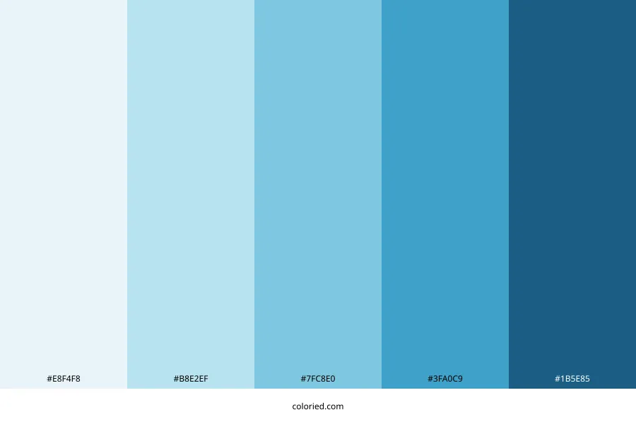 Blue Crystal Color Palette