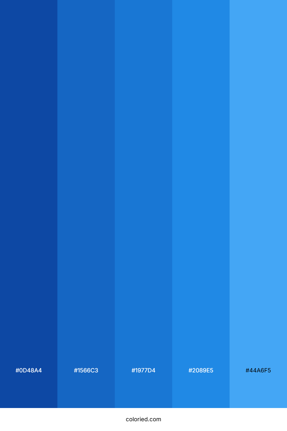 Blue Denim Color Palette