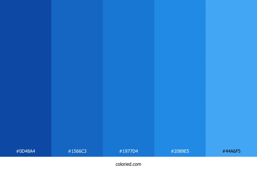 Blue Denim Color Palette
