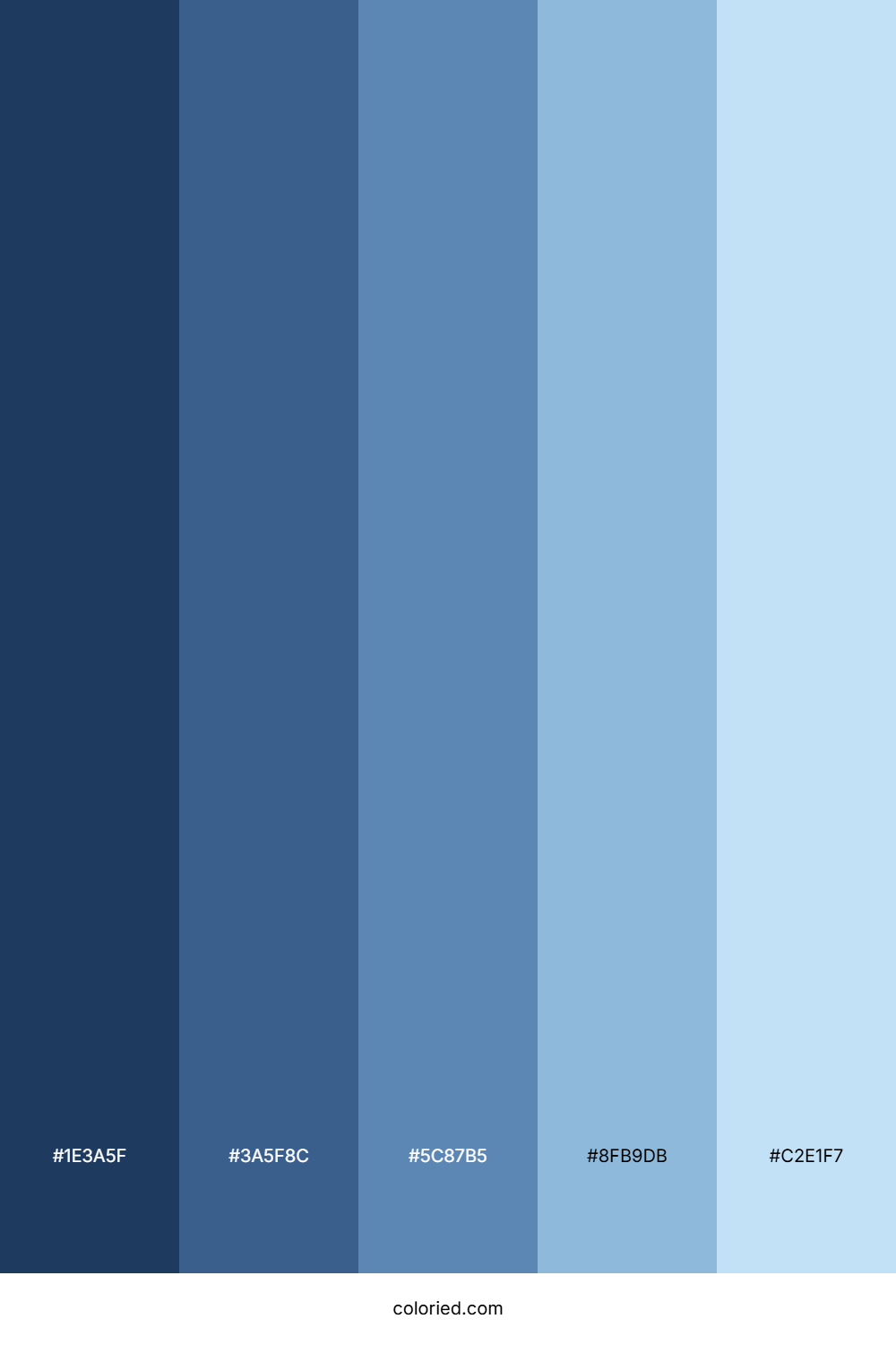 Blue Glacier Color Palette