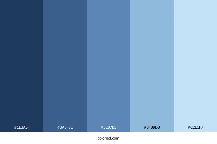 Blue Glacier Color Palette