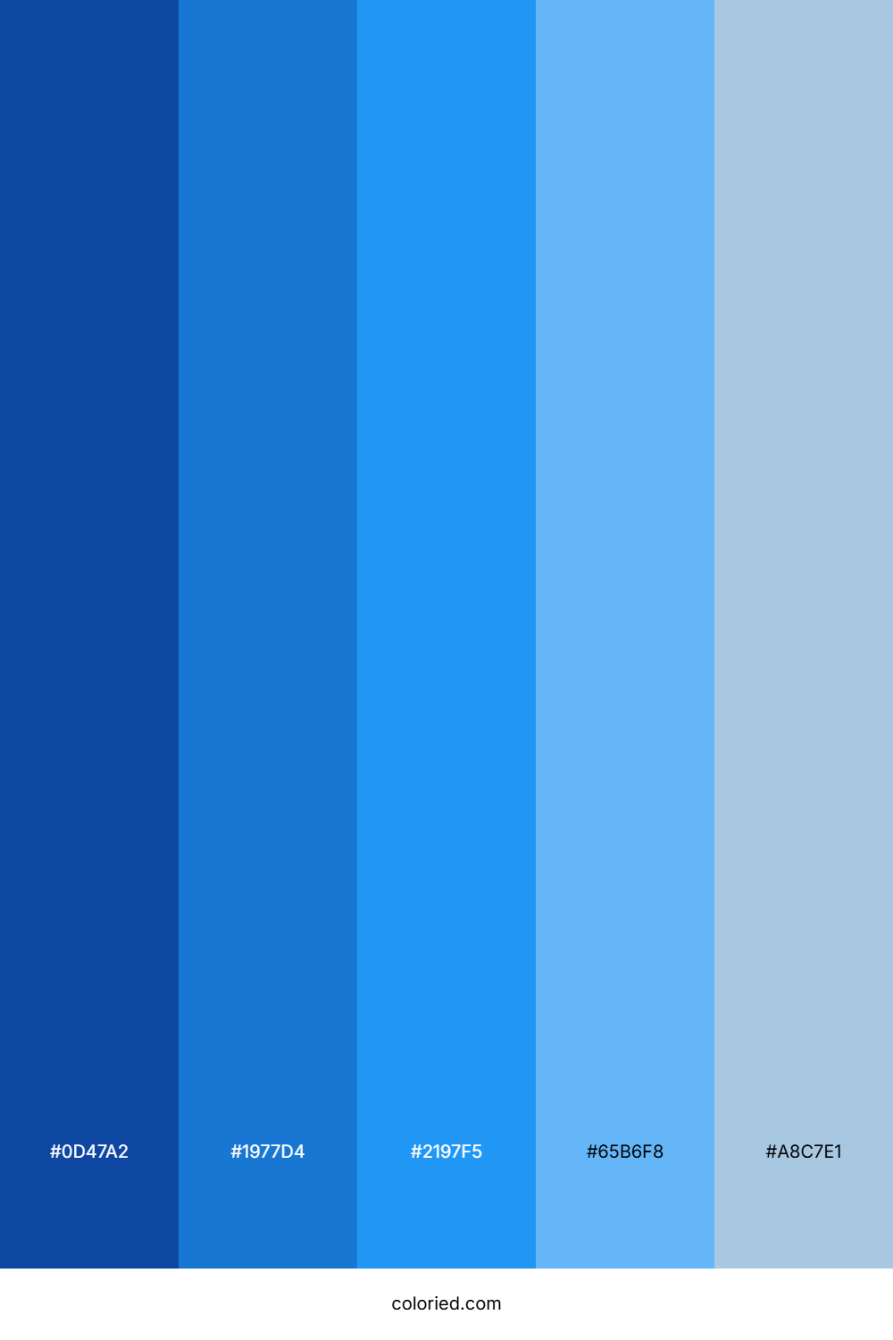 Blue Gradient Color Palette