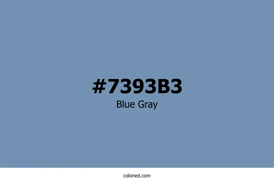 Blue Gray Color Hex Code