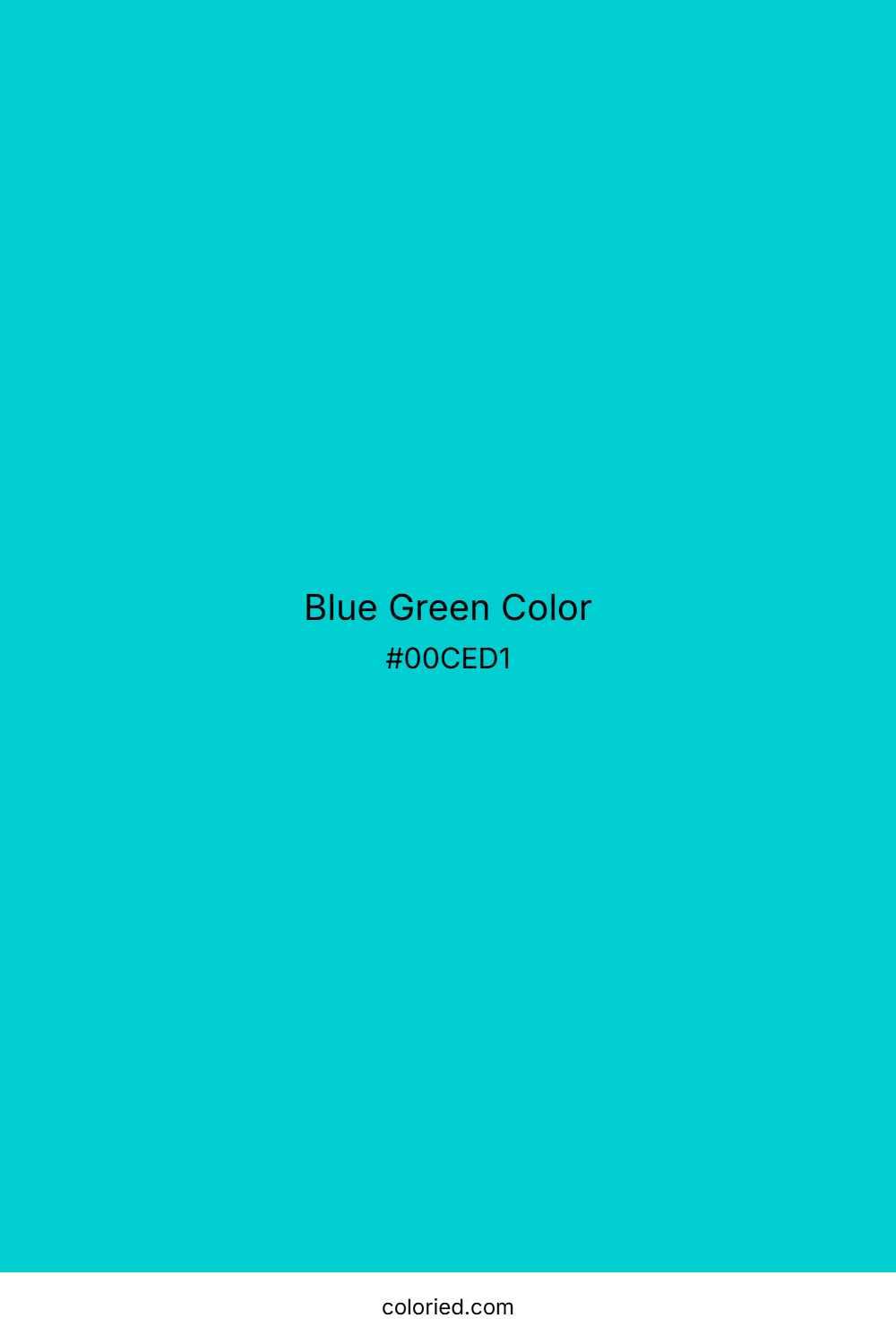 Blue Green Color